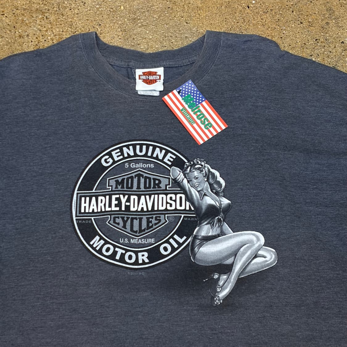 미국 빈티지 할리데이비슨 빅사이즈 반팔티 상품이미지3