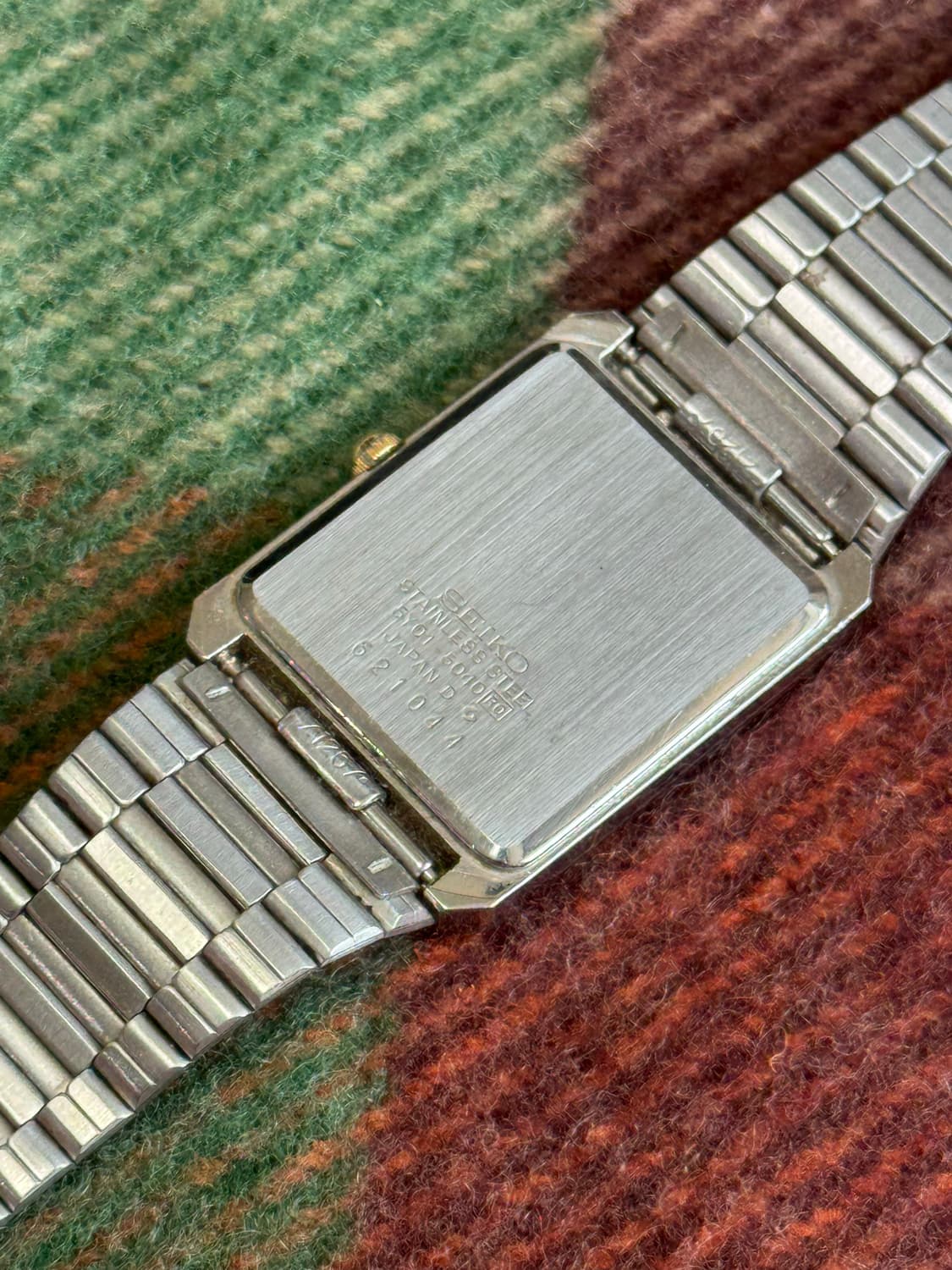 70s Seiko 5 tank quartz rare 상품이미지5