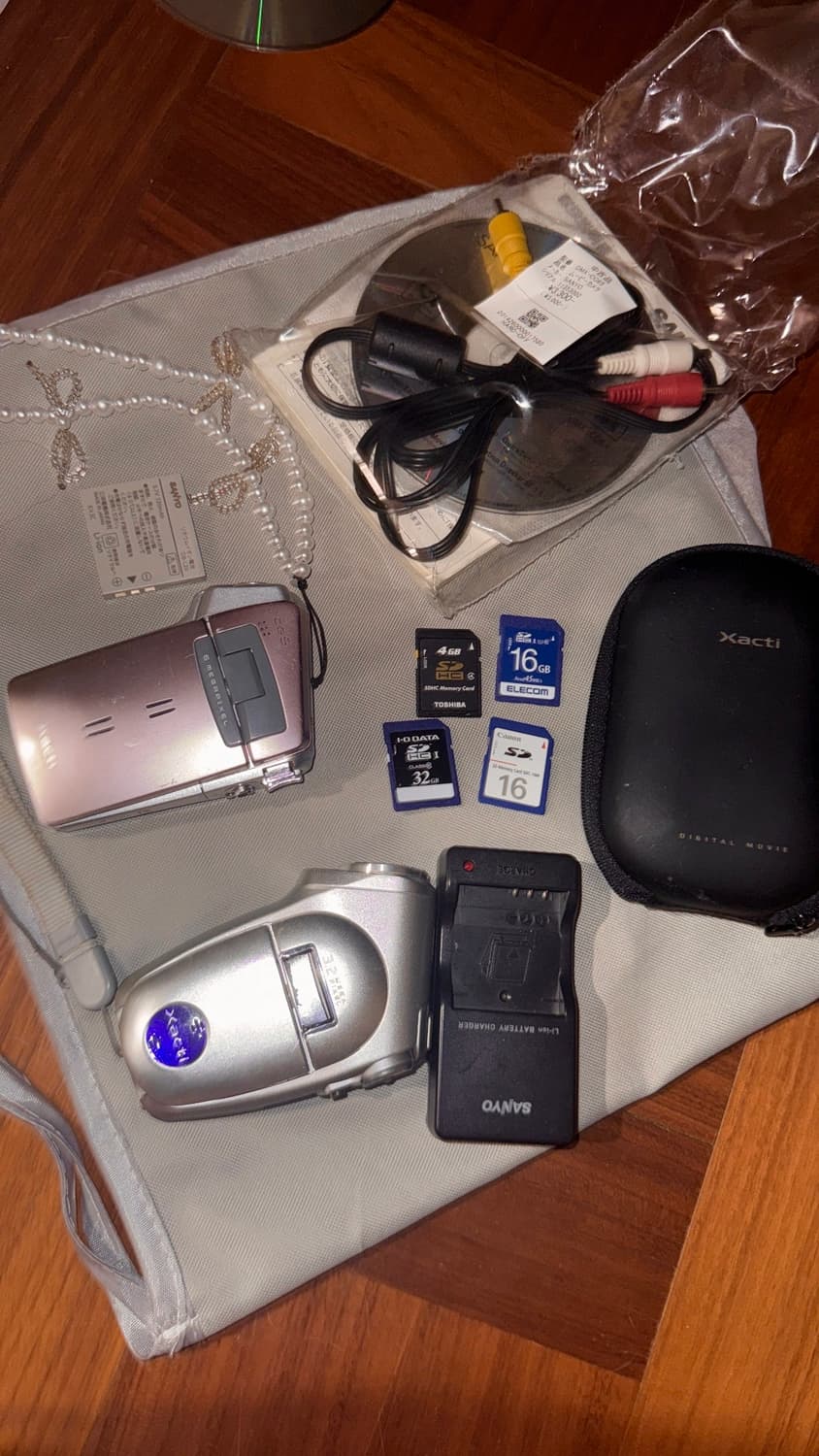 [작동확인] 산요작티 빈티지캠코더 cg6, c1 일괄 상품이미지1