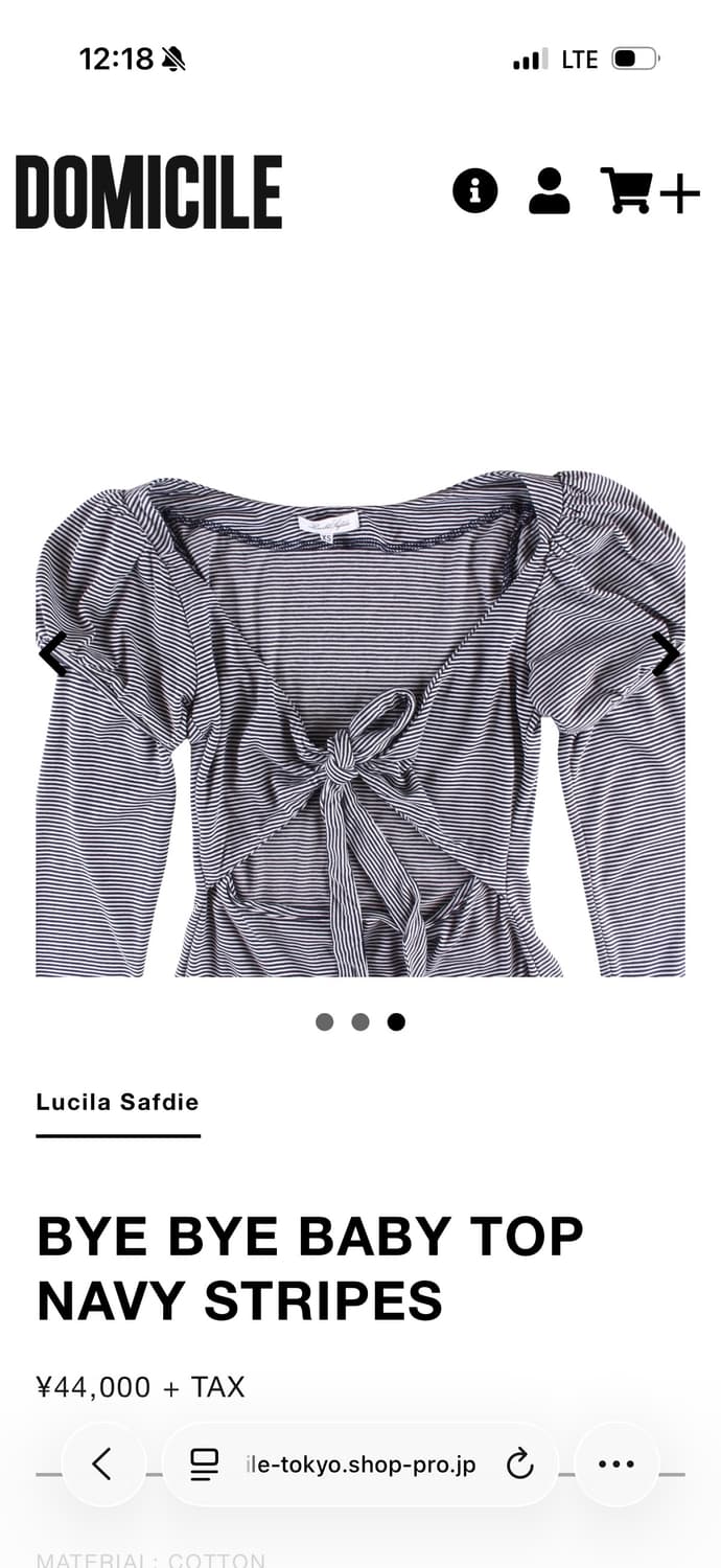 Lucila Safdie - Bye Bye Baby Top 상품이미지2