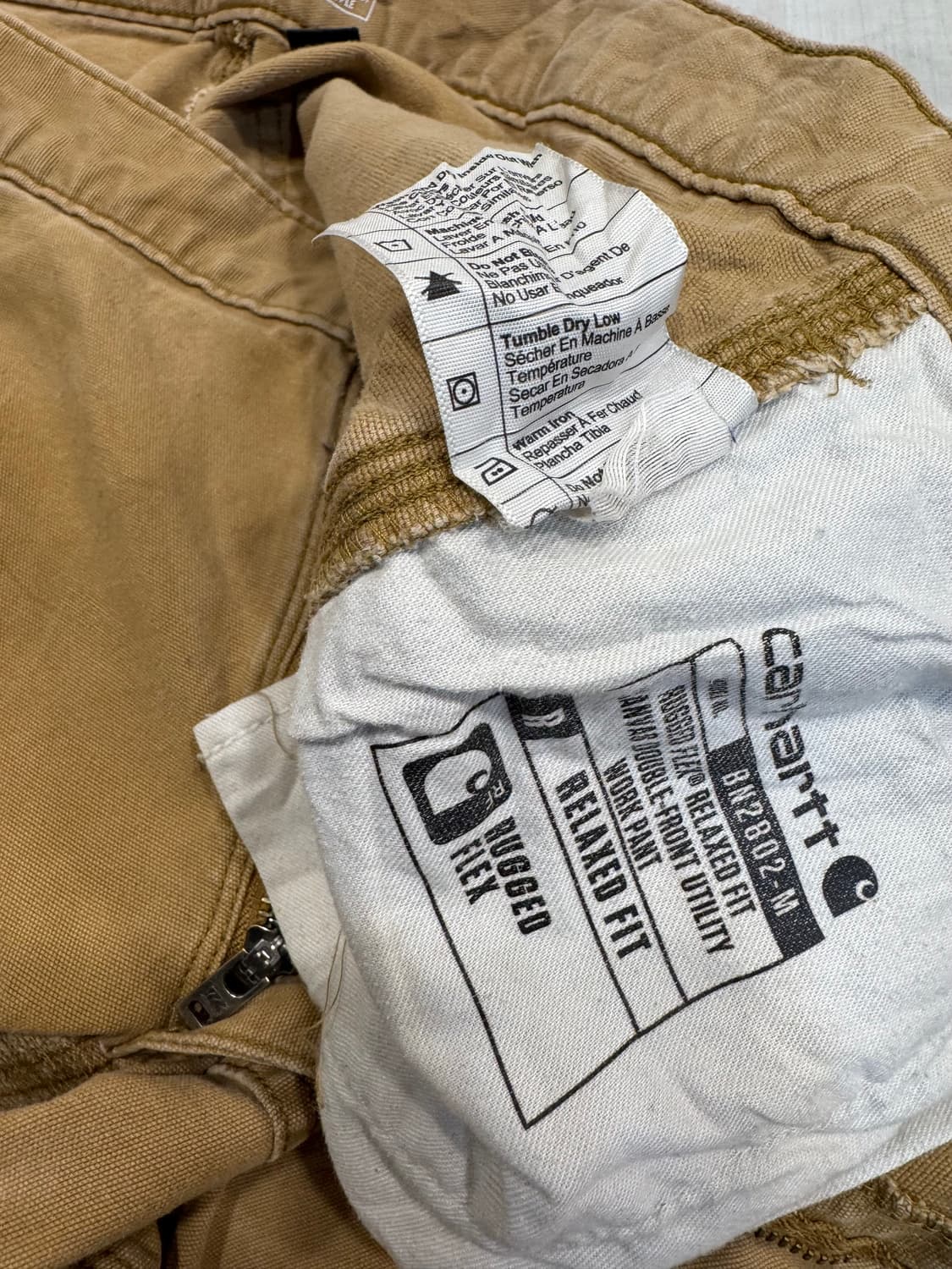 칼하트 더블니팬츠 러기드 플렉스 릴렉스핏 38x30 워크웨어 상품이미지4