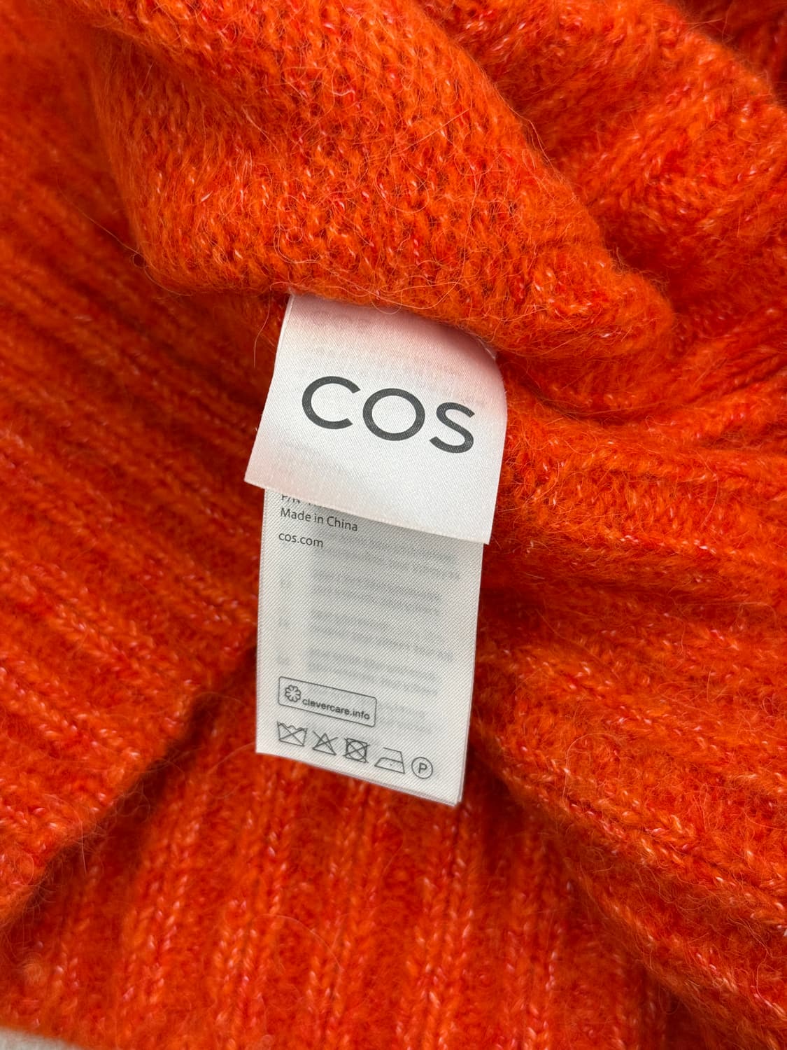 Cos 알파카 니트 S 오렌지 상품이미지4