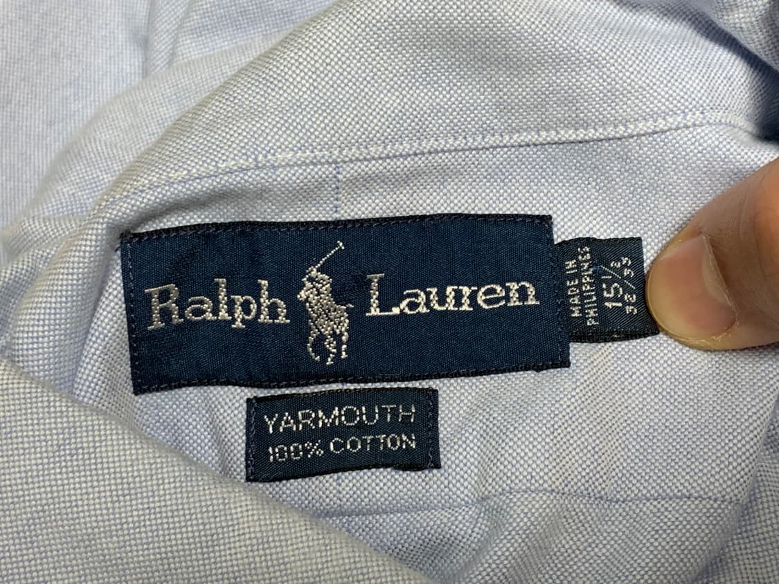 폴로 하늘색 셔츠 15 1/2 상품이미지4