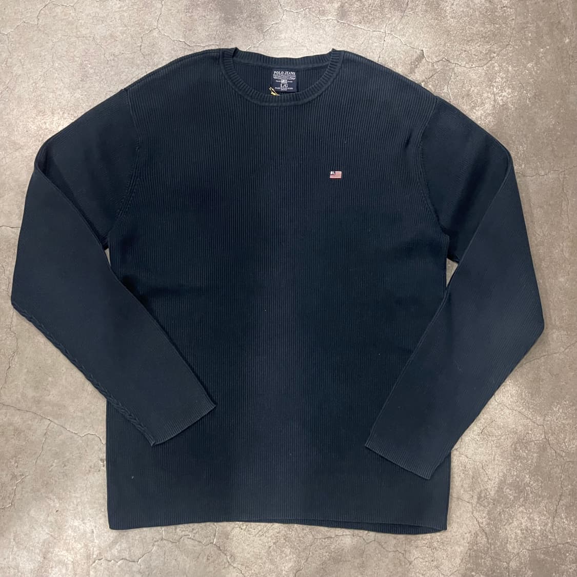 POLO JEANS   로고 와플티  상품이미지1