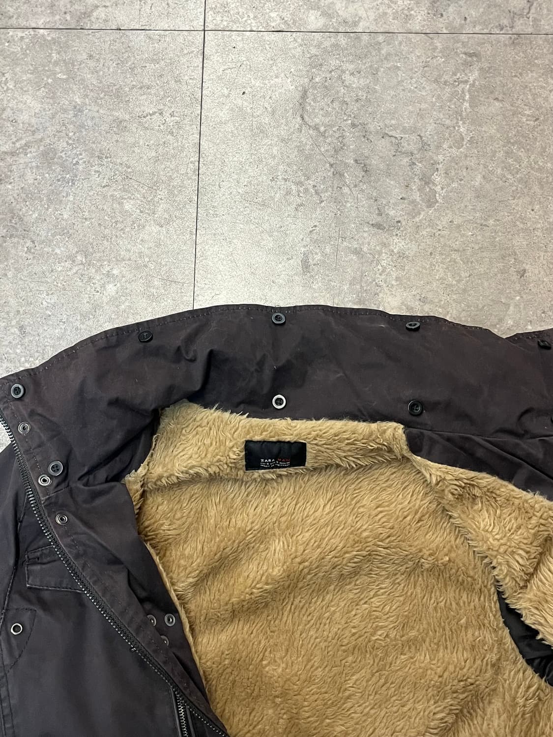 자라 버클 자켓 브라운 S #csz1932 상품이미지4