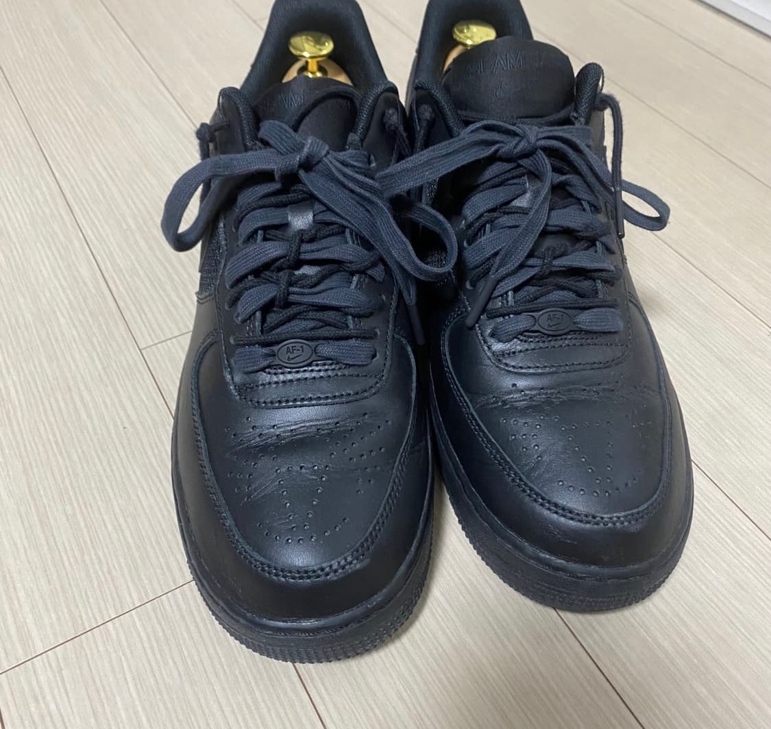 나이키 에어 포스 1 로우 SP 슬램잼 블랙 오프 느와르 285 상품이미지4