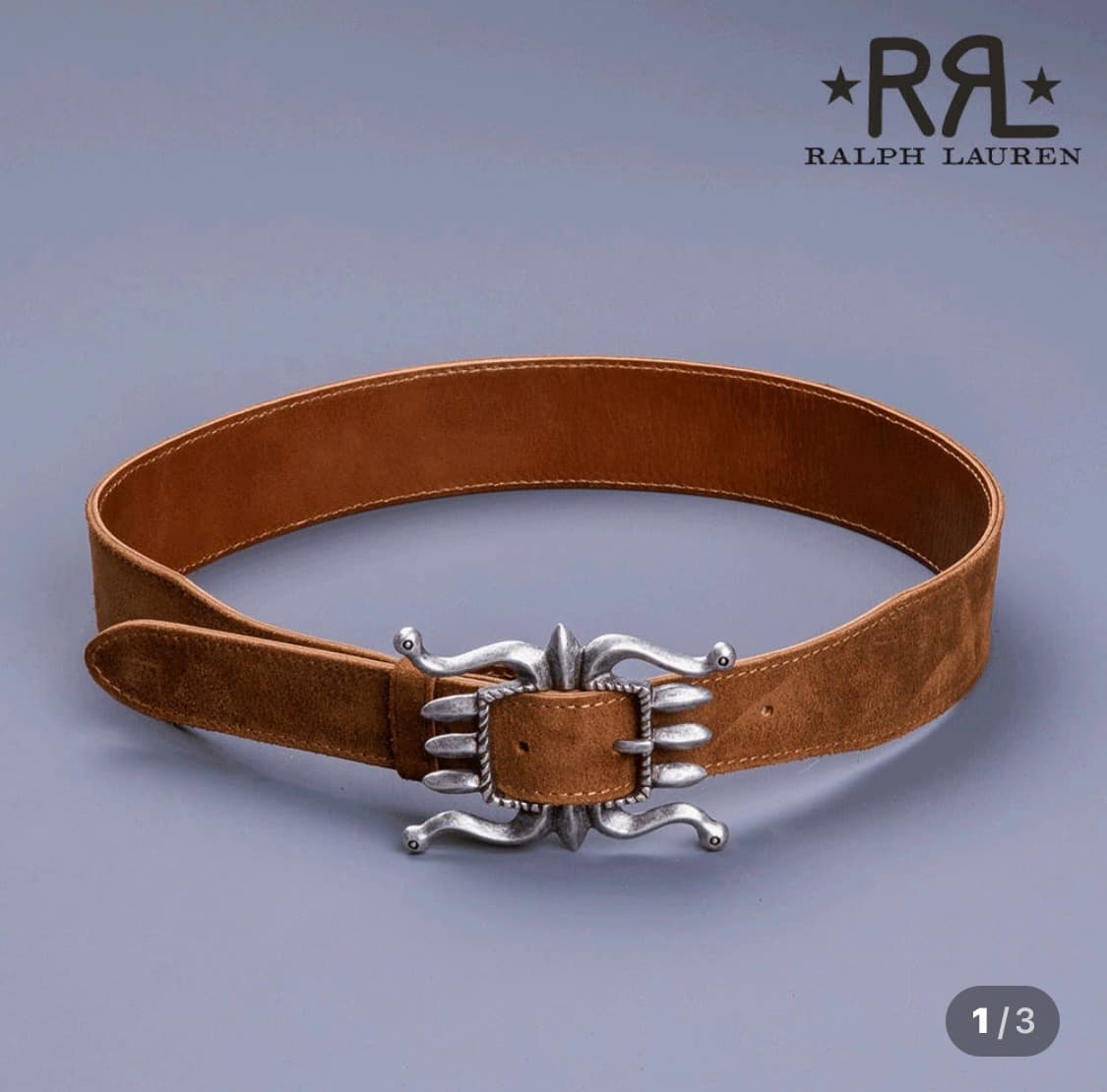 더블알엘 랜치 스웨이드 벨트 32사이즈 구매합니다. 상품이미지1