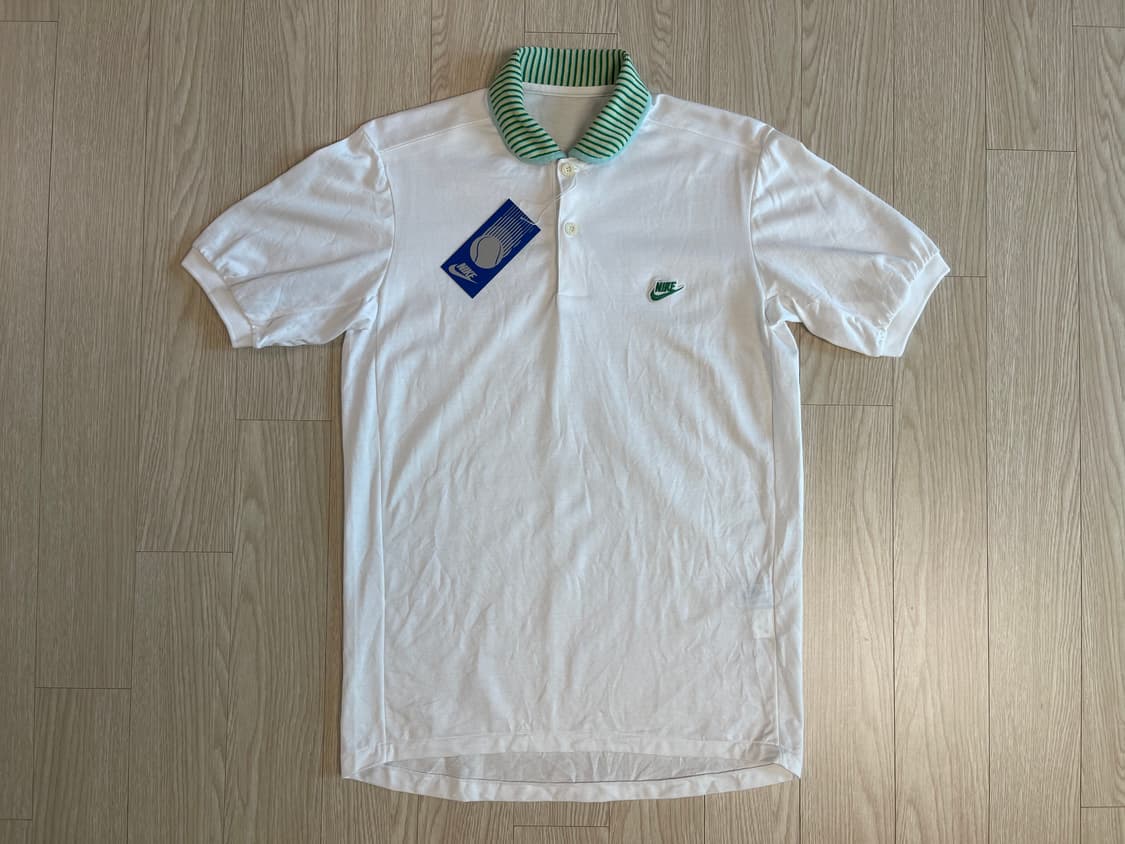 나이키 80s 올드 폴로 피케 티셔츠 NIKE OLD 1984 1번 상품이미지1