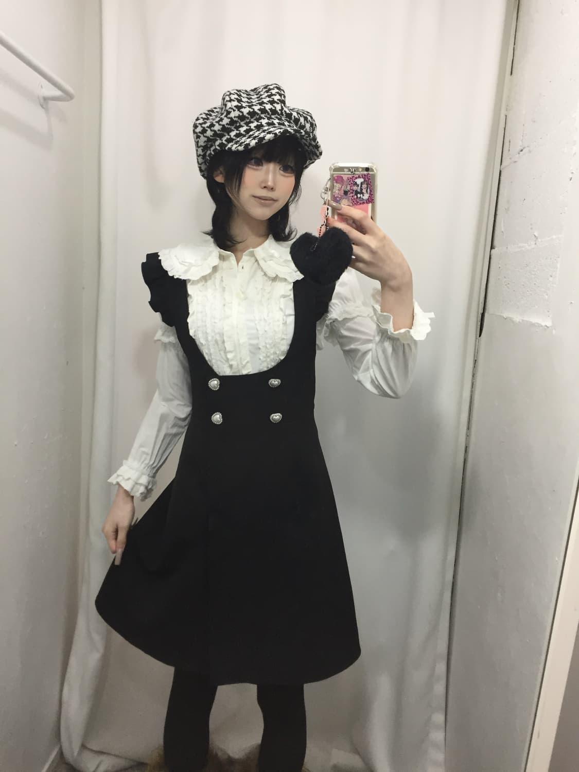 블랙화이트 프릴 코디🎱 상품이미지2