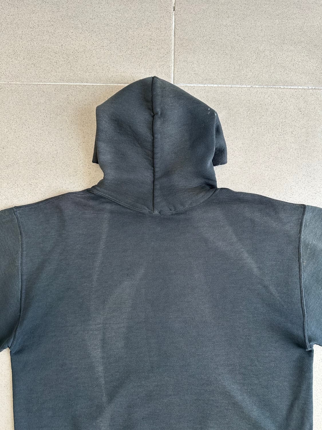 90s 빈티지 러셀 후드 블랙 L USA 디스트레스드 상품이미지4