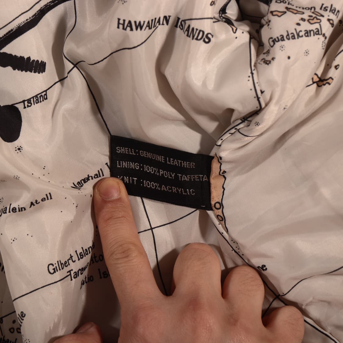 80s A2 가죽 레더 플라이트자켓 상품이미지5