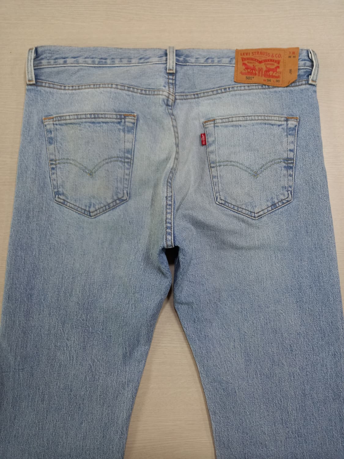 35-36 리바이스501 멕시코 스판 일자 연청 35-252 상품이미지4