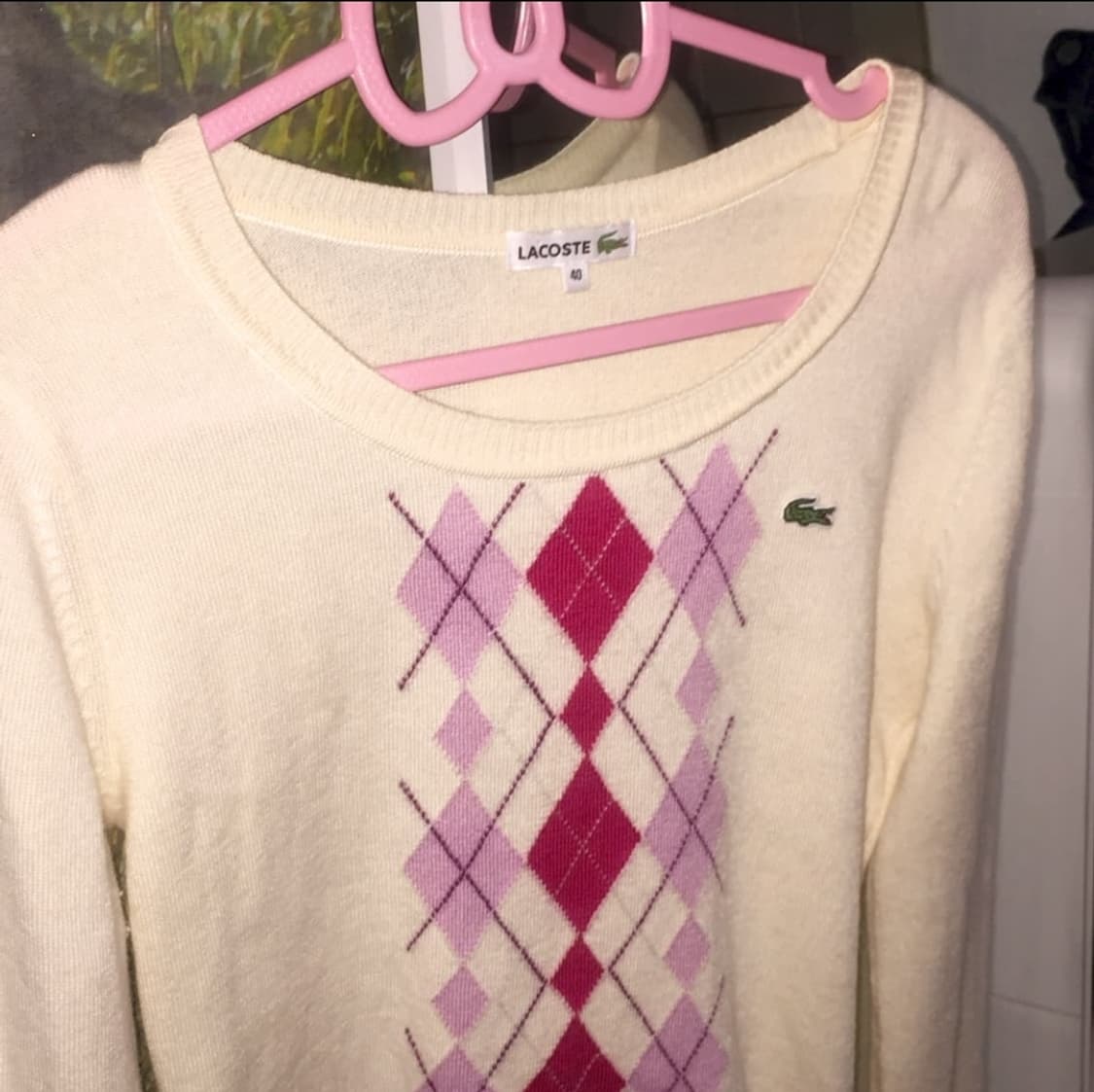 라코스테 아가일 니트 상품이미지2