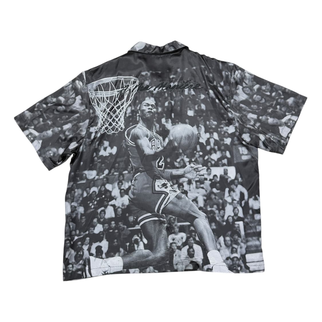 나이키 조던 아 마 마니에르 사틴 버튼 업 반팔 셔츠 남방 XL 상품이미지2