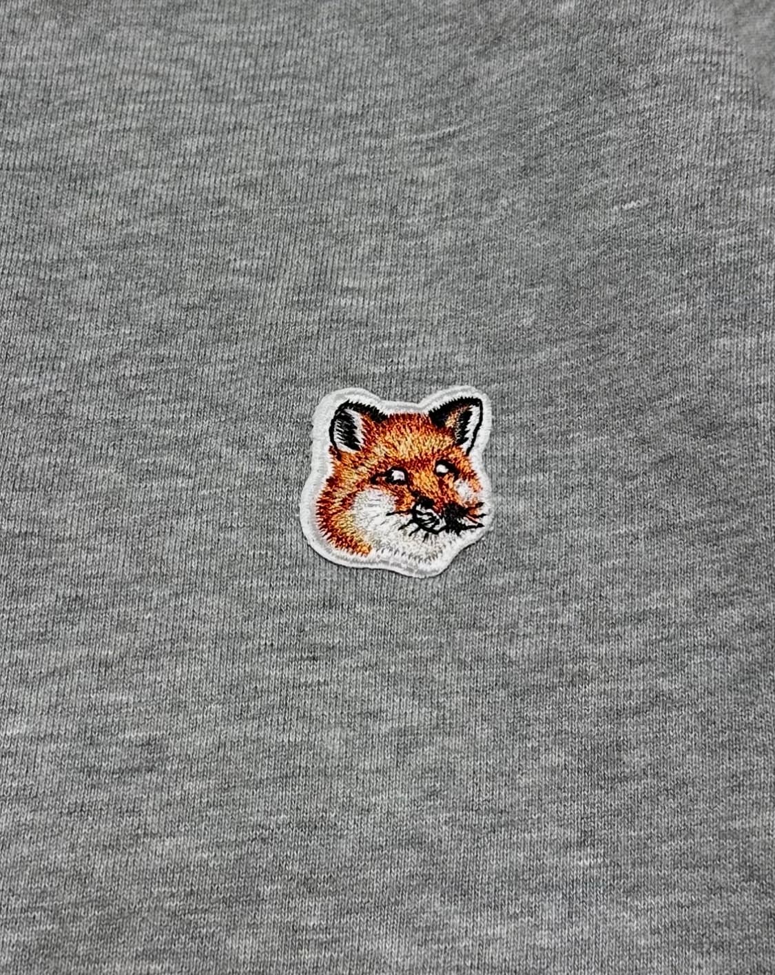 메종키츠네 폭스헤드 맨투맨 그레이 상품이미지4