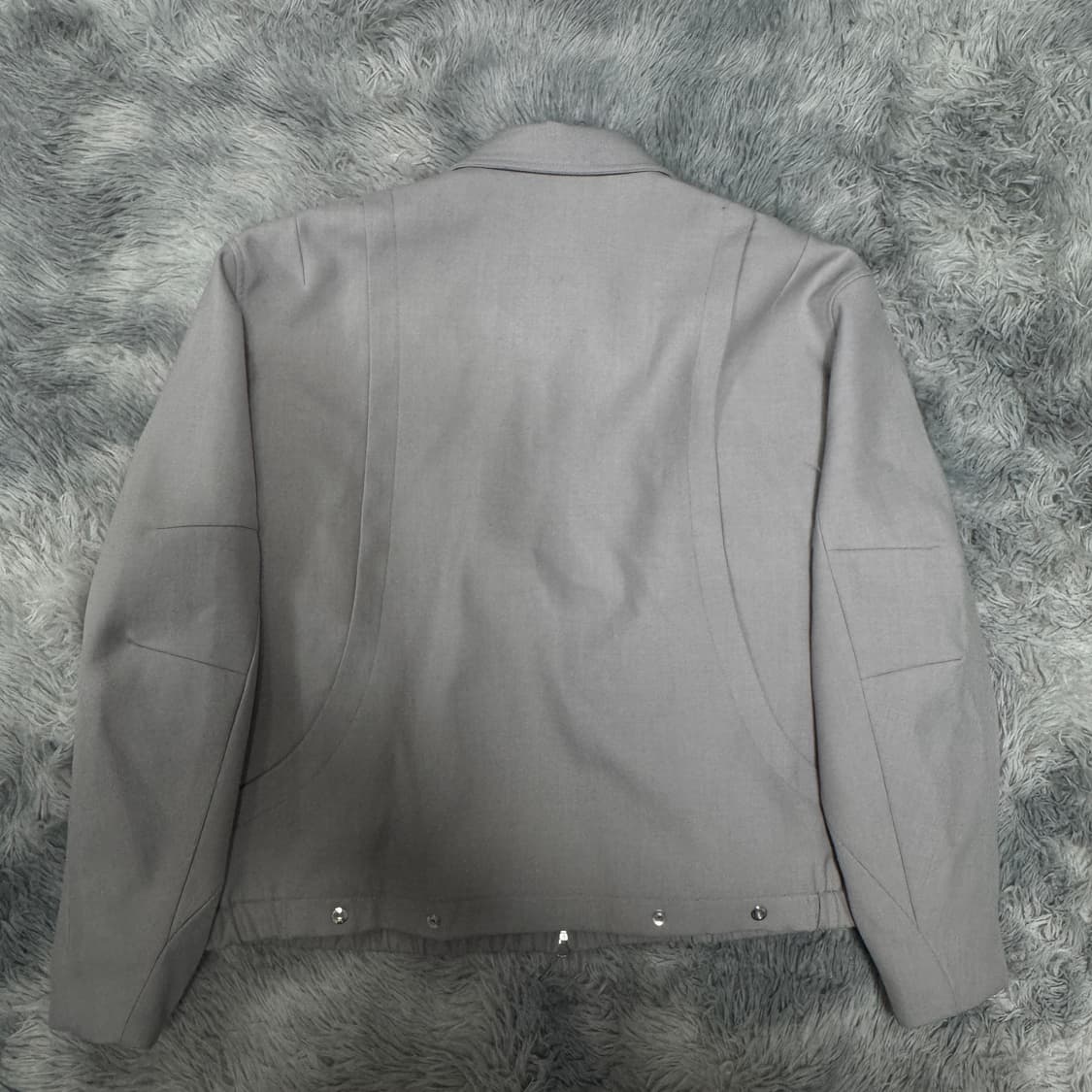 쿠어 투웨이 울 블루종 자켓 M사이즈  상품이미지5