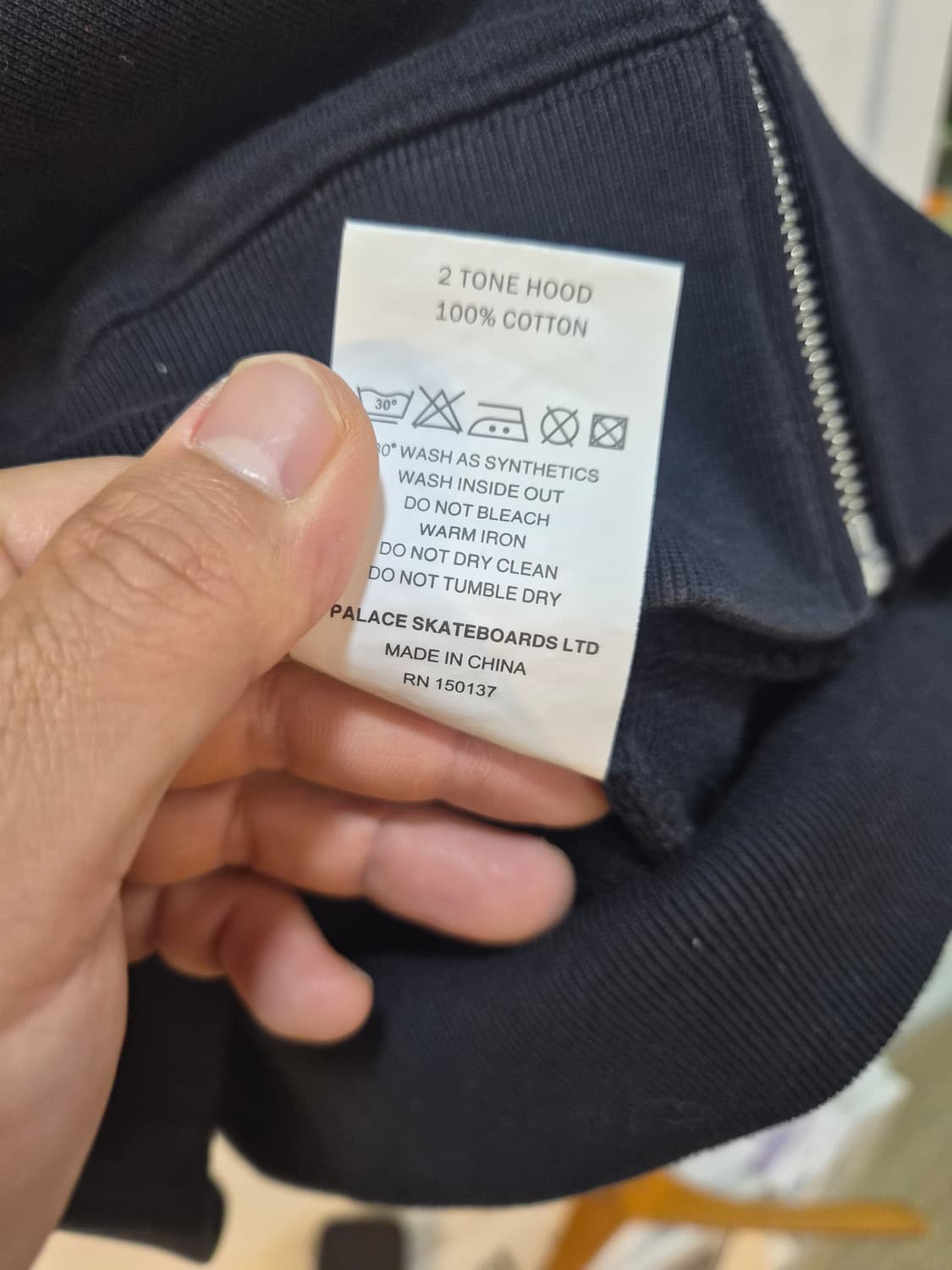 L) PALACE 팔라스 17SS 투톤 후드집업 팝니다 상품이미지7