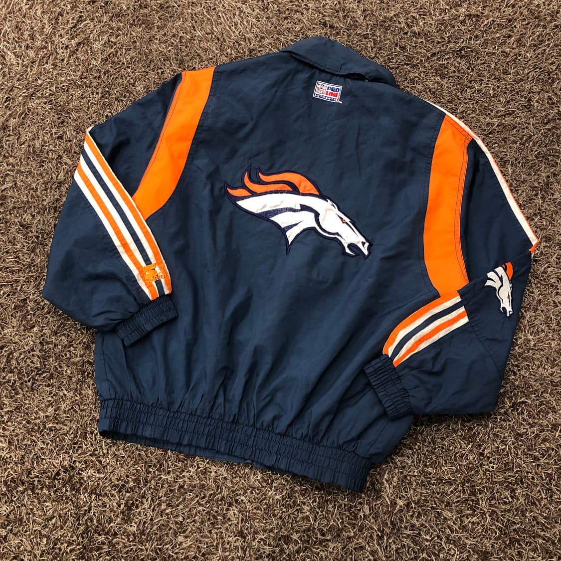 스타터 90s 브롱코스 NFL 올드스쿨 바람막이 자켓 상품이미지5