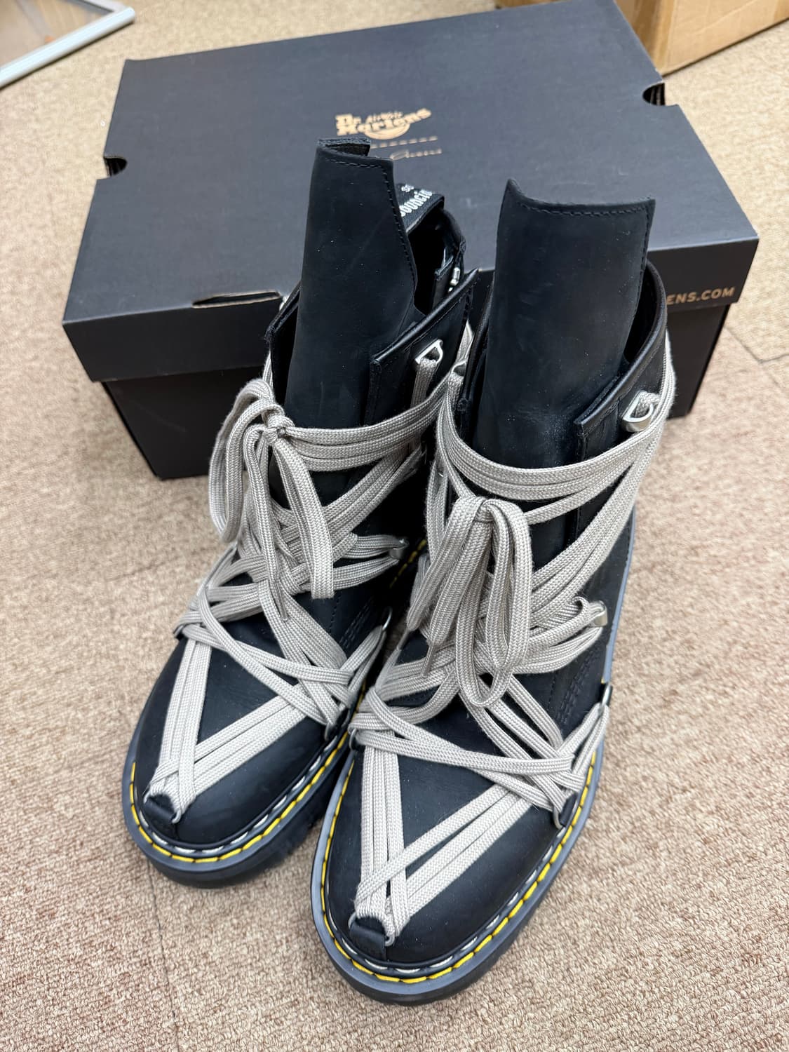 닥터마틴 Rick Owens 부츠 블랙 290사이즈 팝니다 상품이미지1