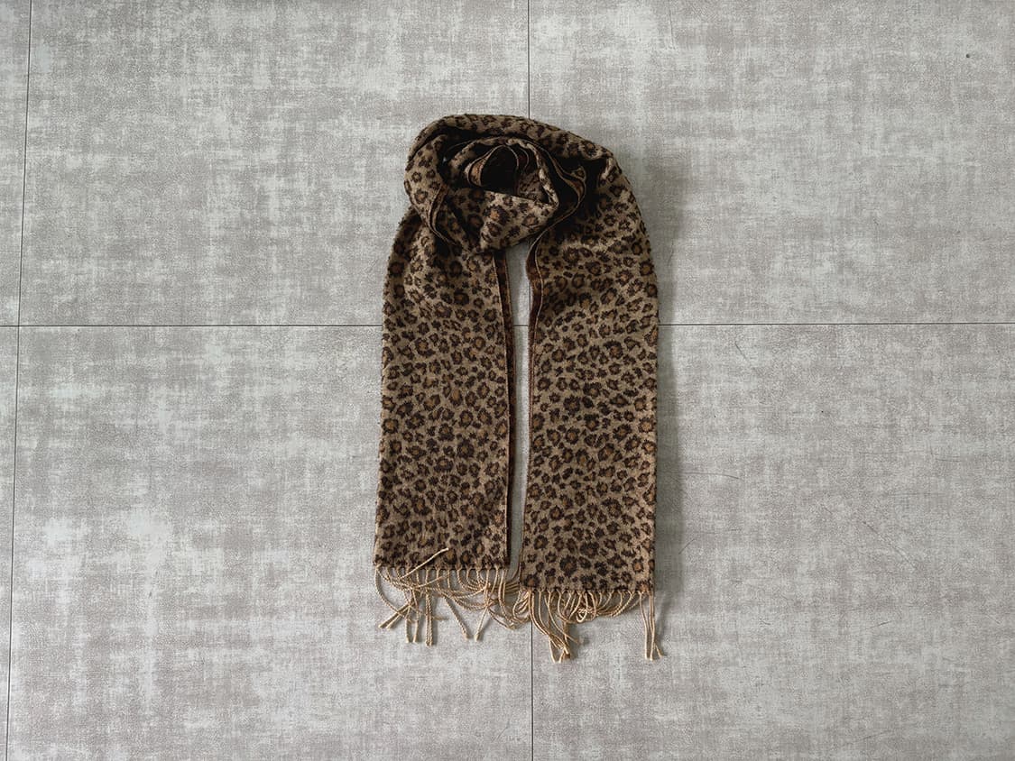 leopard long scarf 상품이미지1