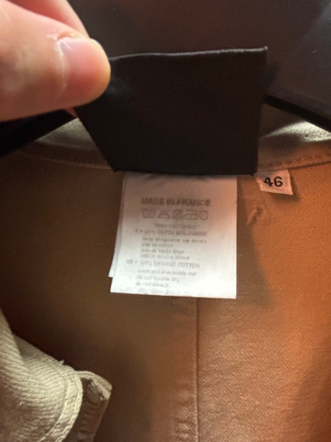 베트라 면소재 46 사이즈 워크자켓 상품이미지4