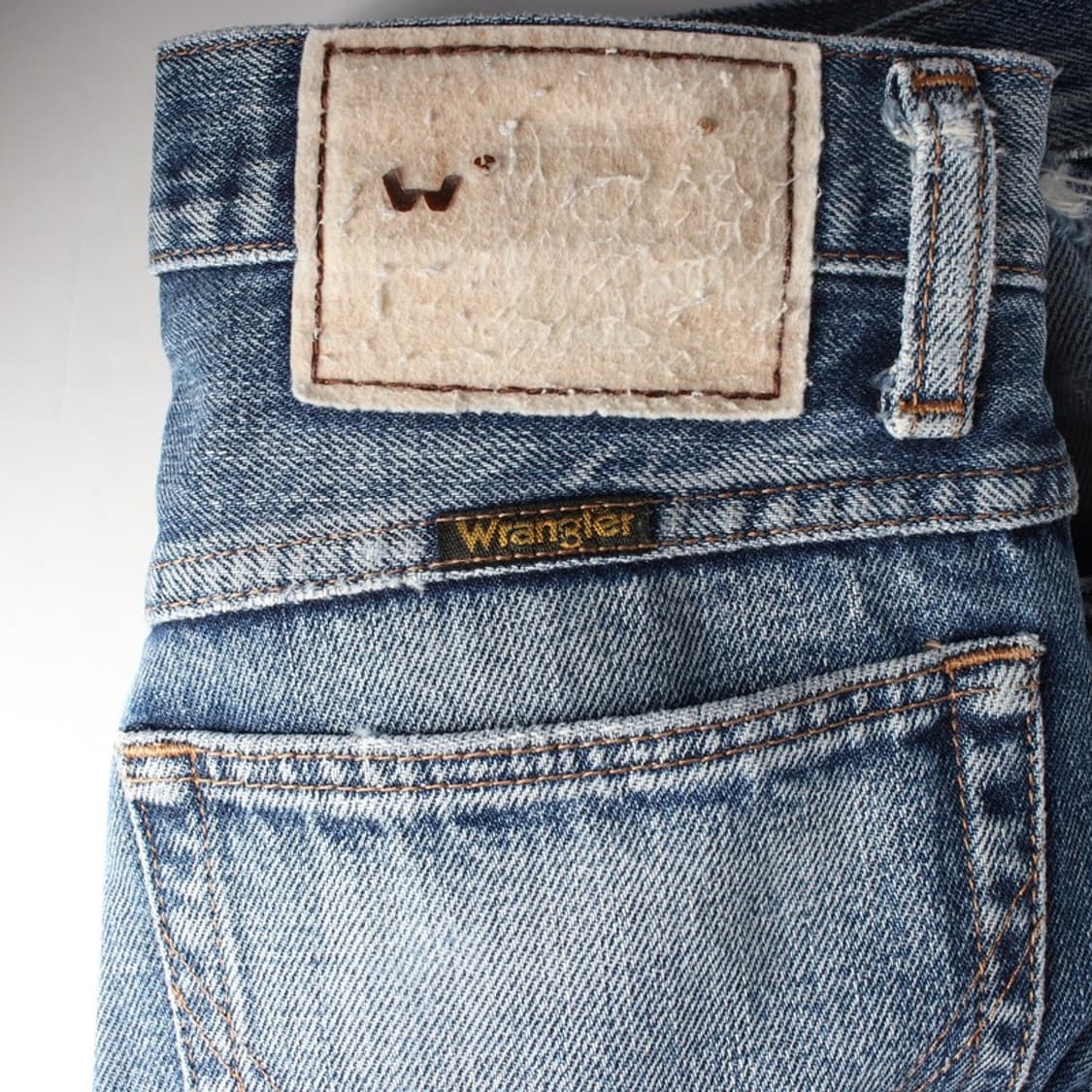 랭글러 M1606 빈티지 워싱 스트레이트 데님 팬츠 29 상품이미지6