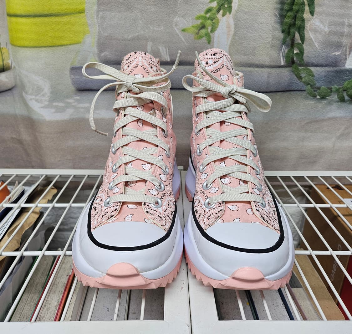 컨버스 220 하이크 페이즐리 스톰핑크 하이탑스니커즈 HD19 상품이미지2