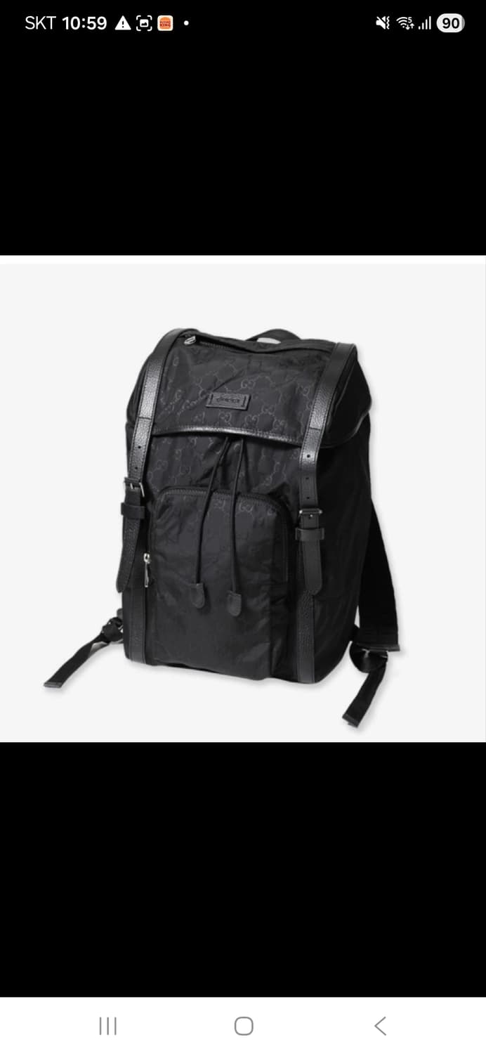 구찌 나일론 백팩 블랙 상품이미지1