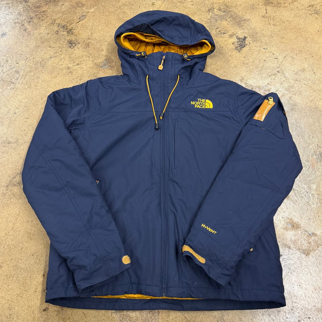 [정품/XS] 노스페이스 HYVENT 네이비 후드 바람막이 b15 상품이미지2
