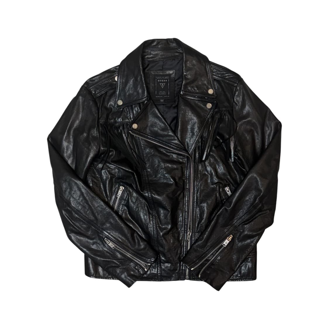 10s GUESS 웨스턴무드 프린지 양가죽자켓 상품이미지3