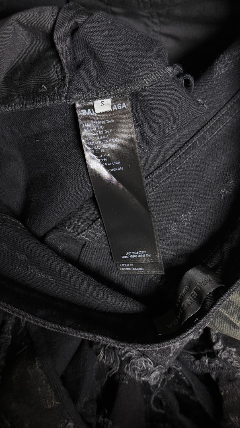 [s] 발렌시아가 슈퍼 디스트로이드 배기 데님 상품이미지3