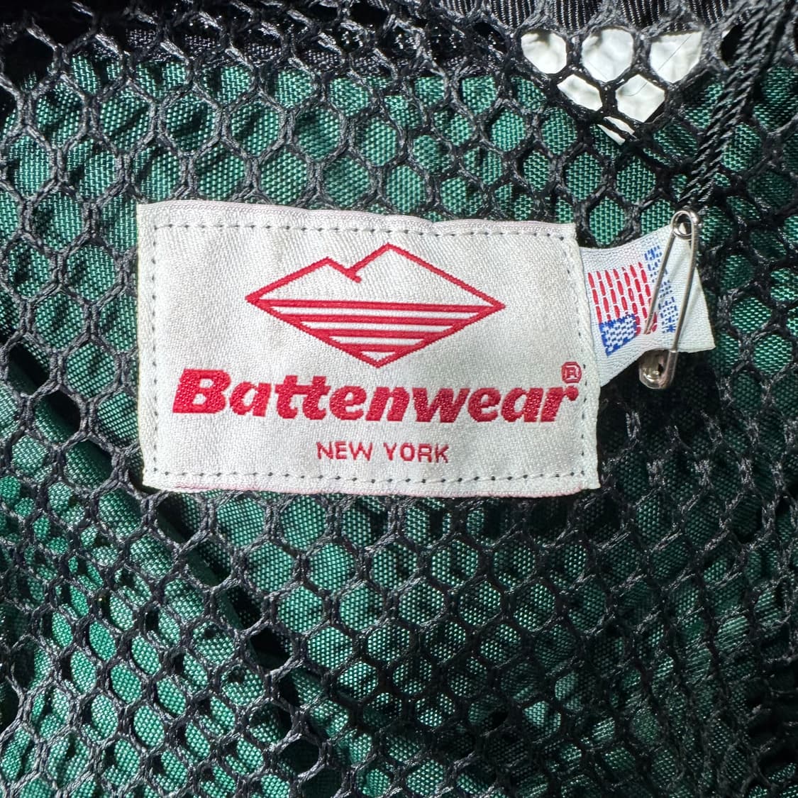 BATTEN WEAR 나일론 메쉬 백팩 그린 ( OS/OLD-7956 ) 상품이미지3