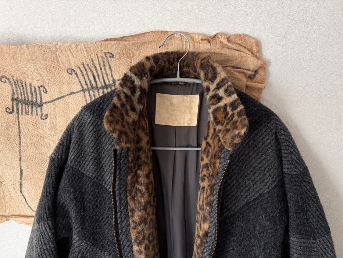 wool zip-up coat 상품이미지8