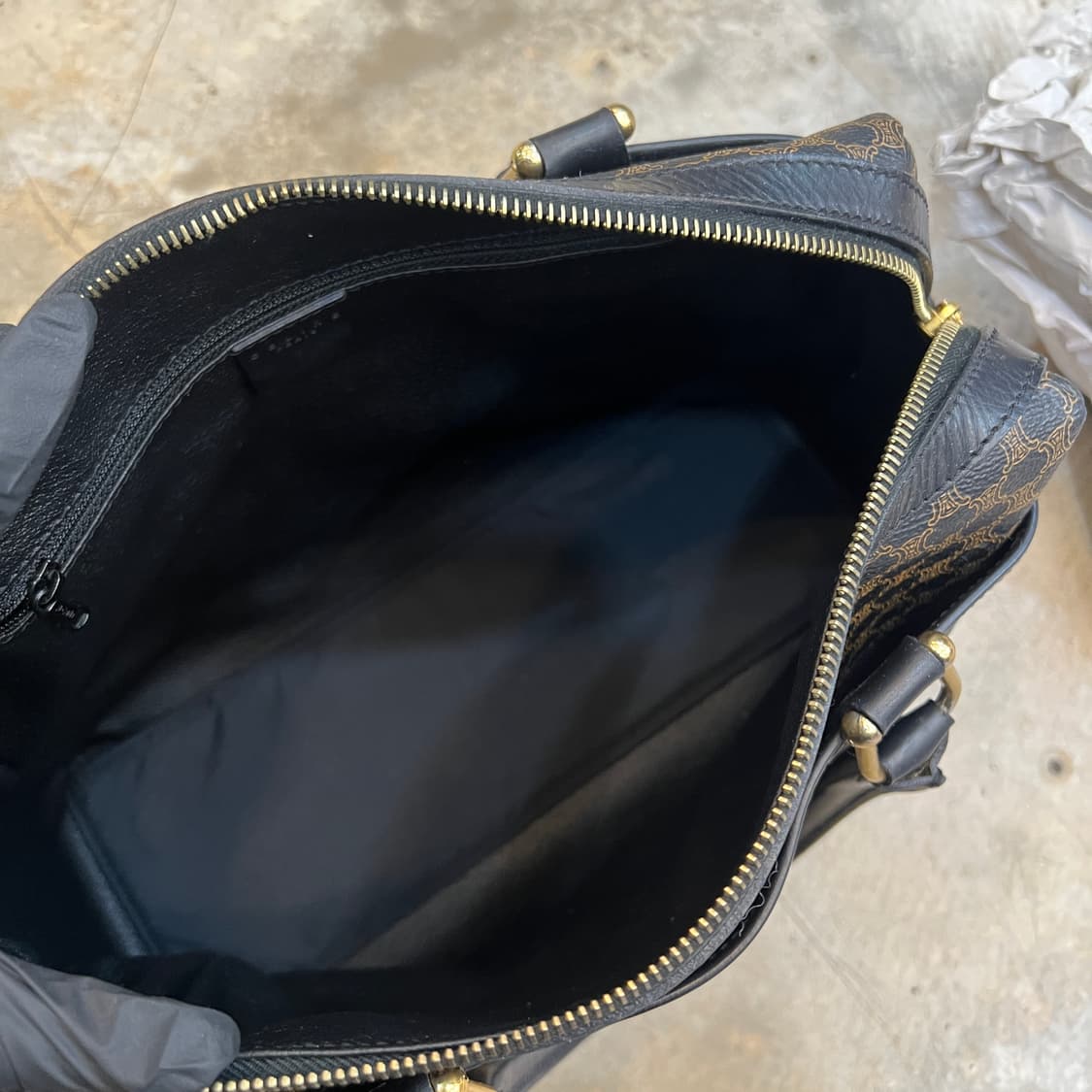 셀린느 블랙 마카담 미니 보스턴백 상품이미지6