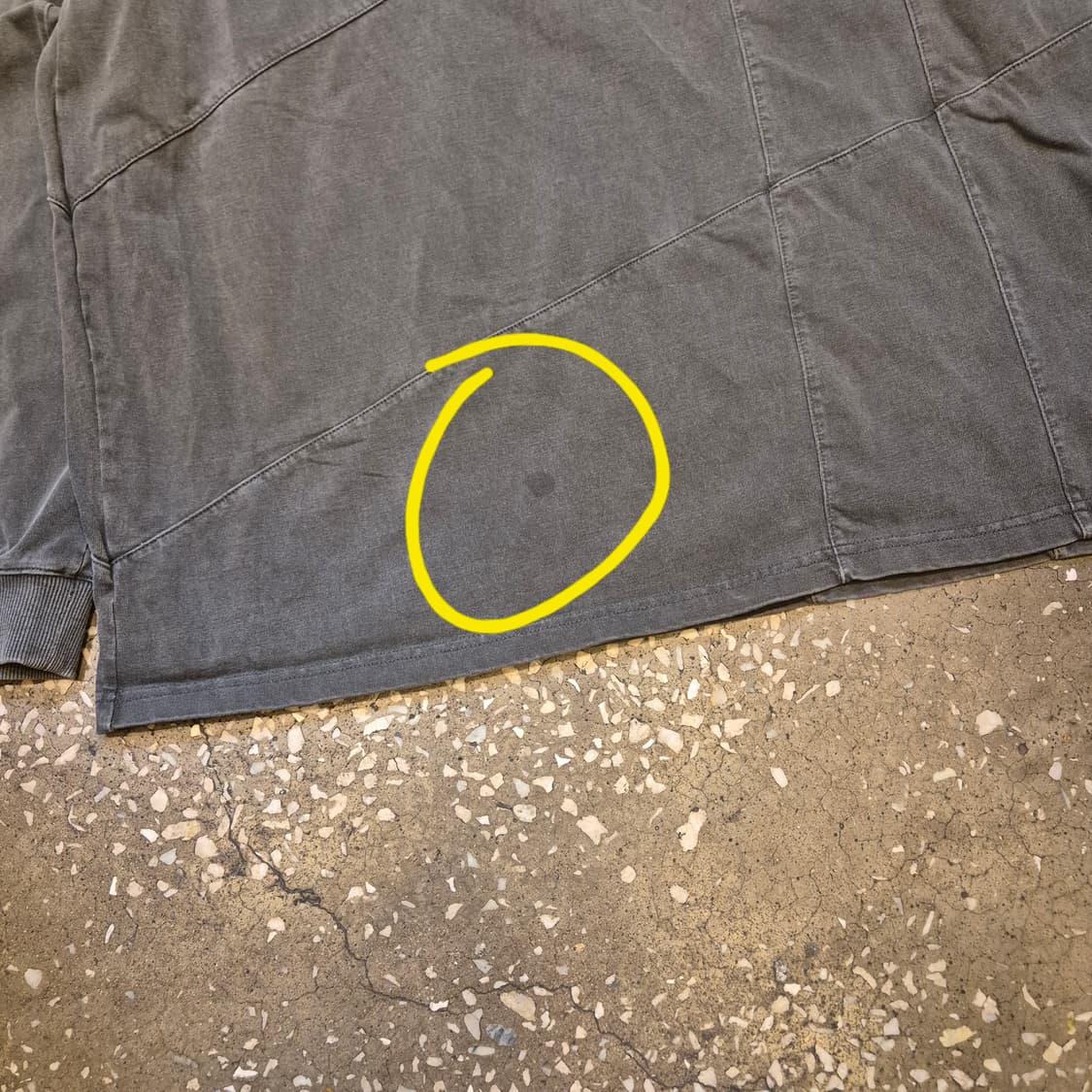 L 피그먼트워싱 오버핏 롱슬리브  상품이미지7