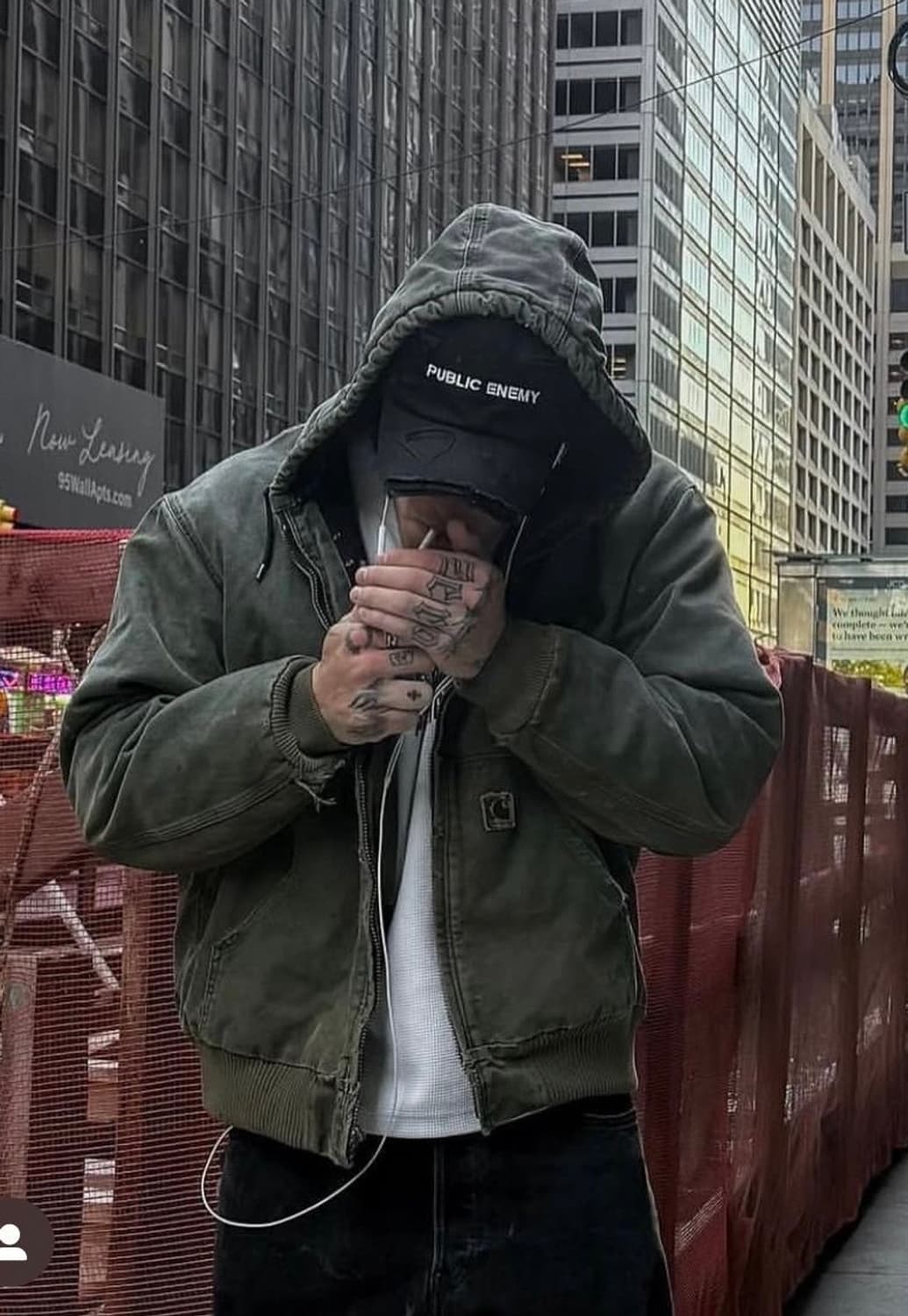 00's OG 칼하트 J68 액티브 자켓 칼하트 MOS 모스그린 상품이미지3