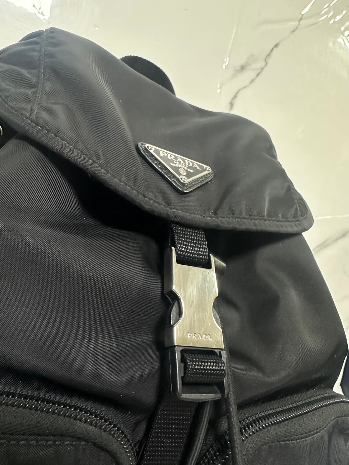 [A+ 정품] 프라다 투포켓 백팩 신형 스몰 상품이미지5