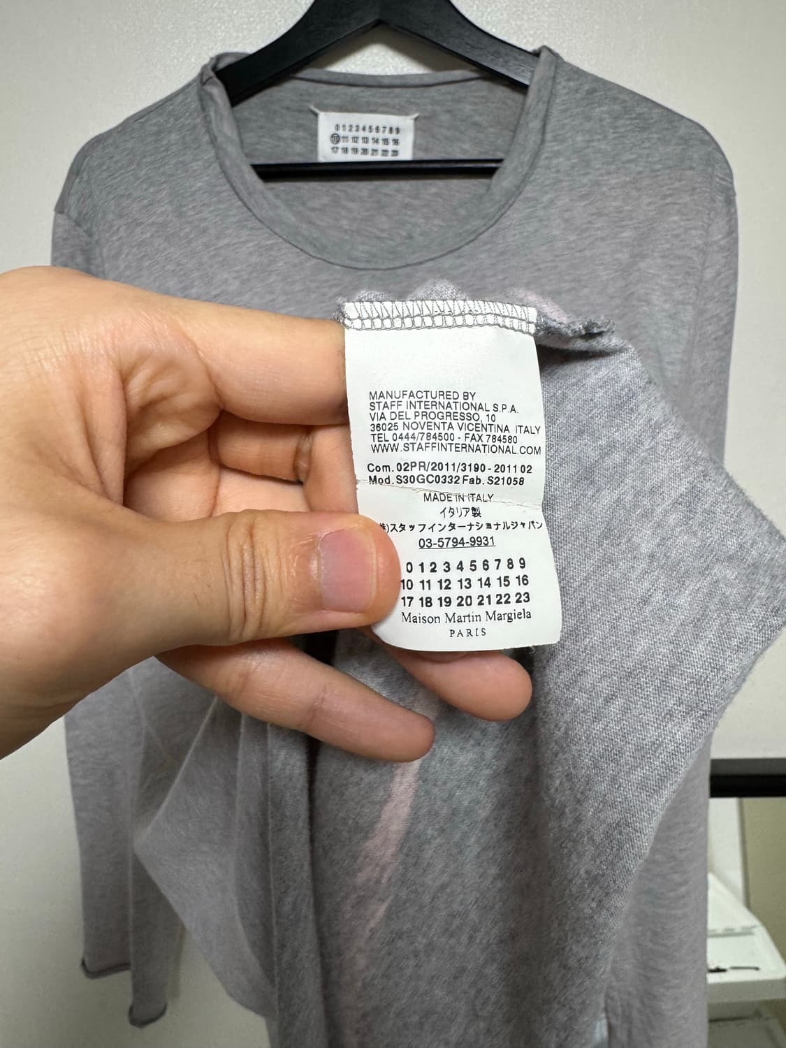 마틴 마르지엘라 페이딩 롱슬리브 상품이미지7