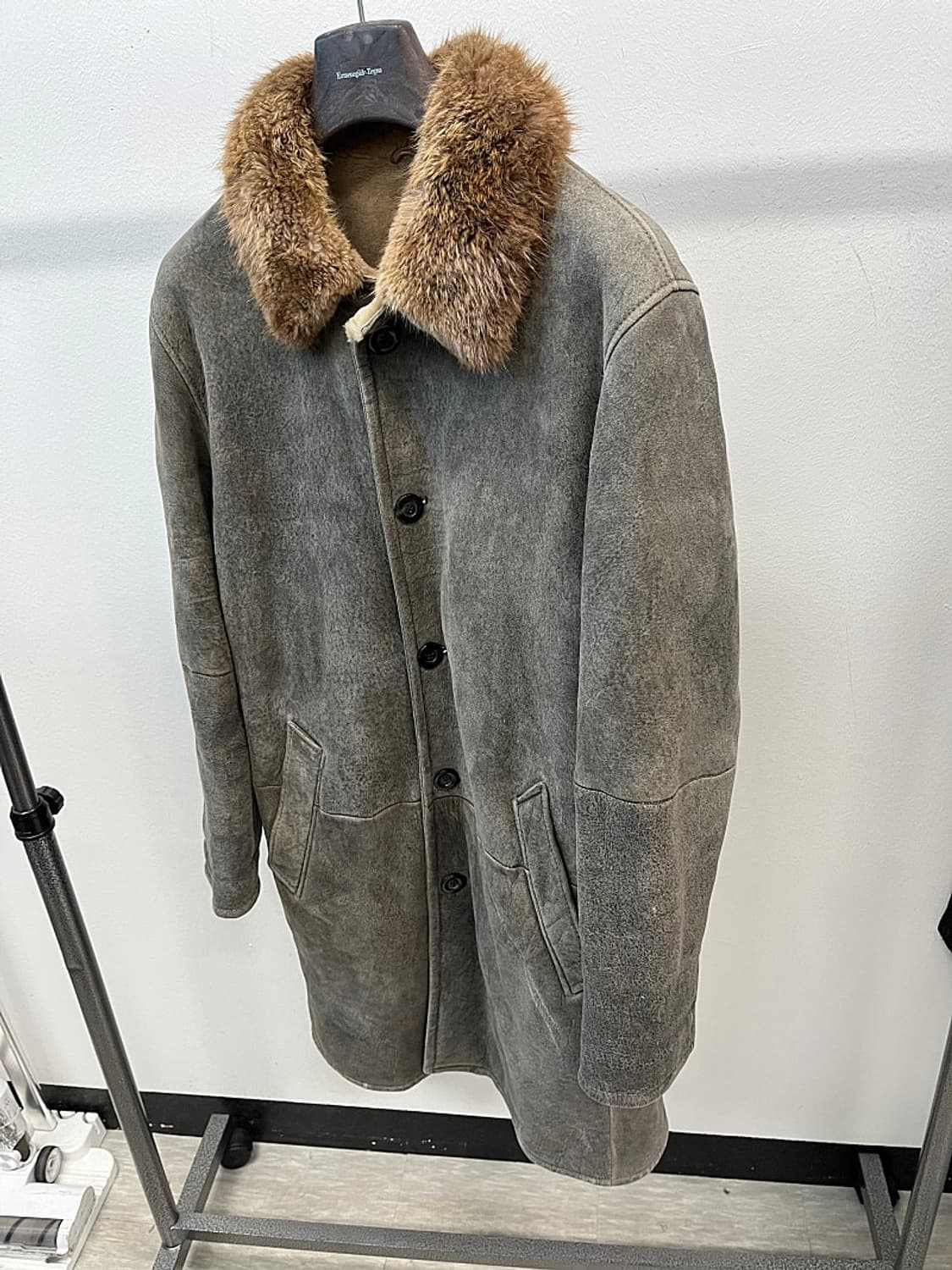 100) 랑방 양털 무스탕 코트  상품이미지1