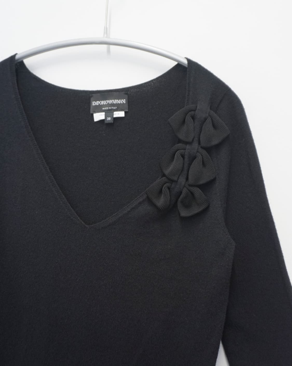 Emporio Armani ribbon detail knit top 상품이미지4