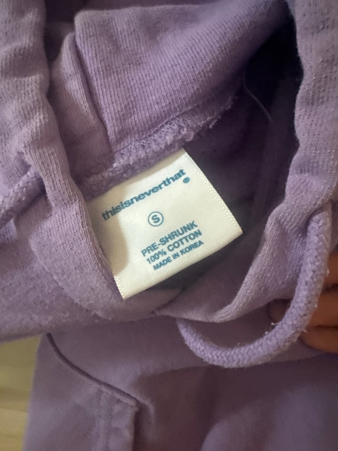 디스이즈네버댓 보라색 후디 상품이미지4