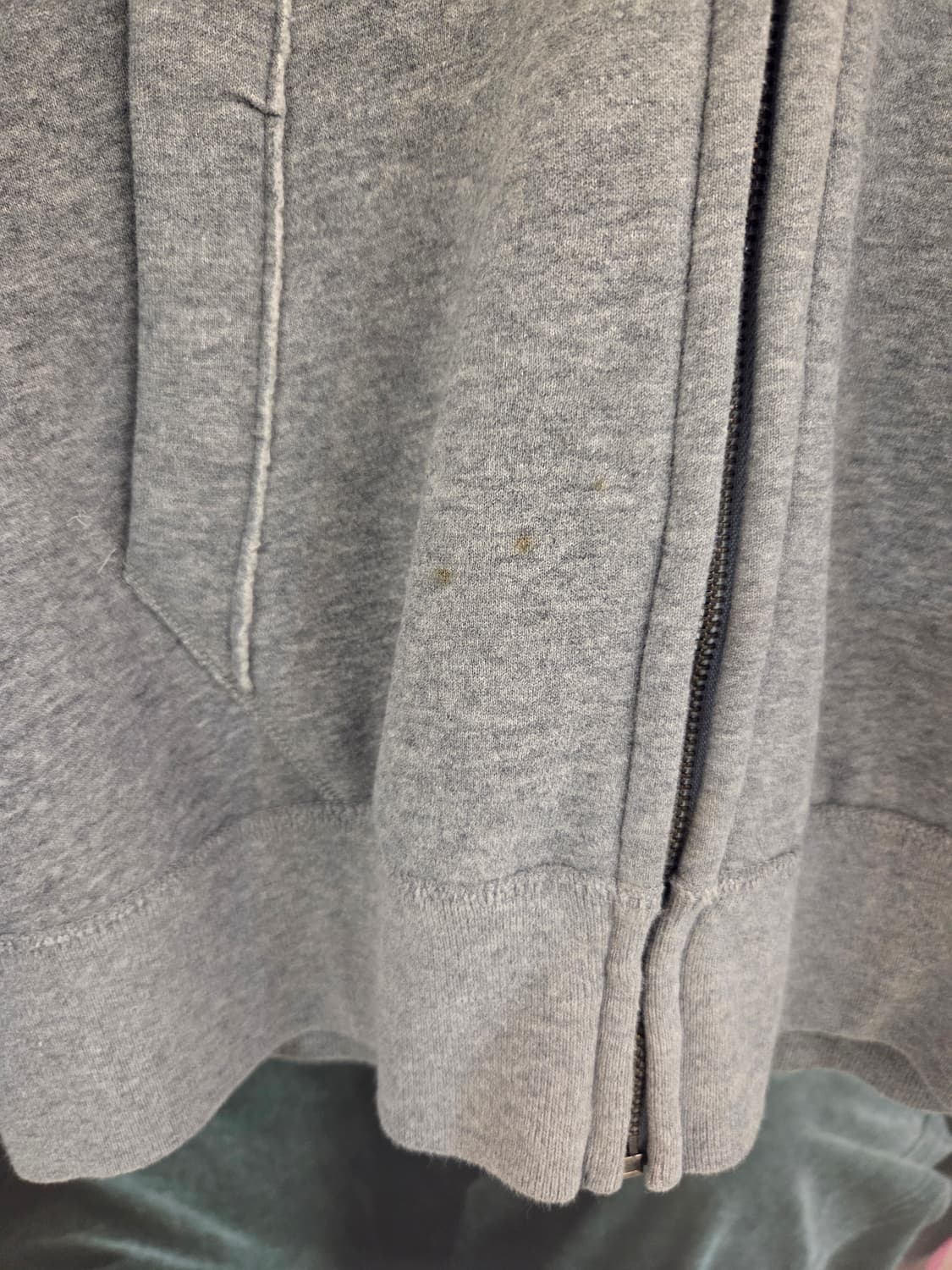 아베크롬비 그레이 오버핏 후드집업 상품이미지4