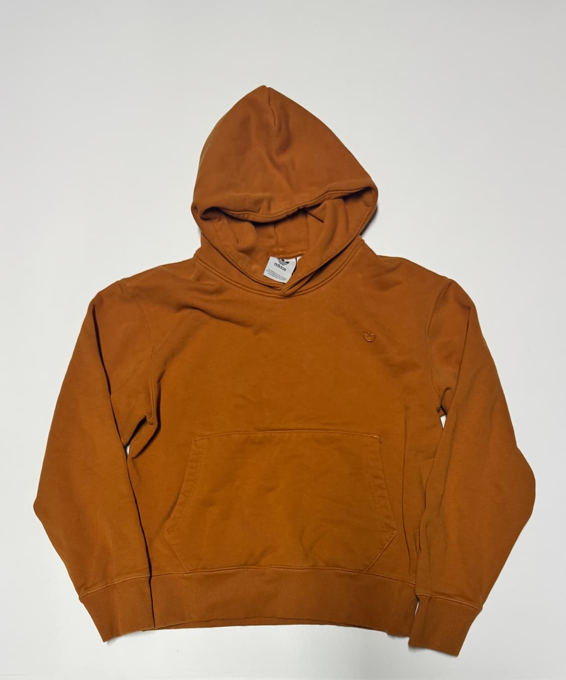 여성 아디다스 21년도 트레포일 된장 기모 후드티 상품이미지1