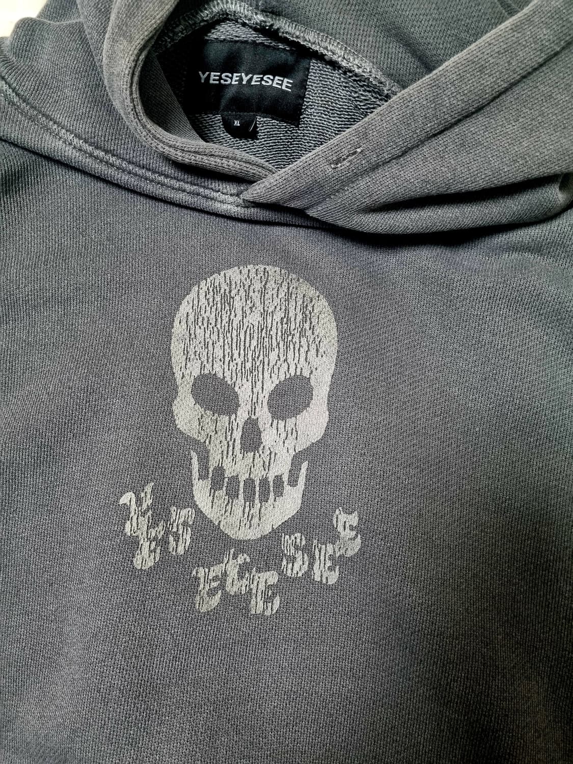 예스아이씨 스컬 후드티 XL 상품이미지3