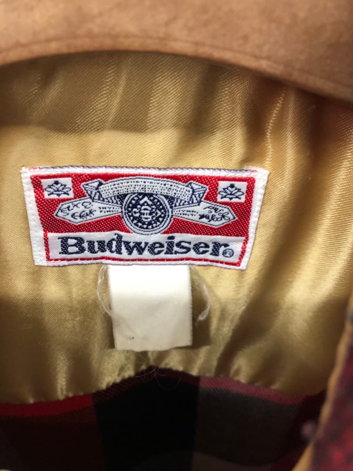 90-00s 버드와이저 플란넬 체크 셔츠 상품이미지3