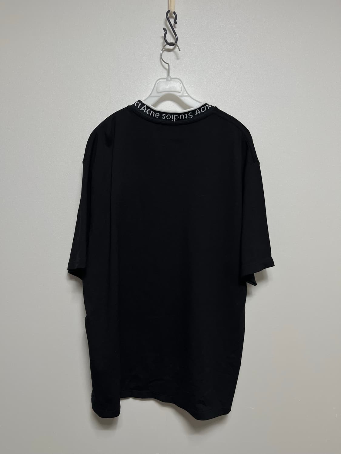 아크네 스튜디오 블랙 로고 반팔티 M 상품이미지6