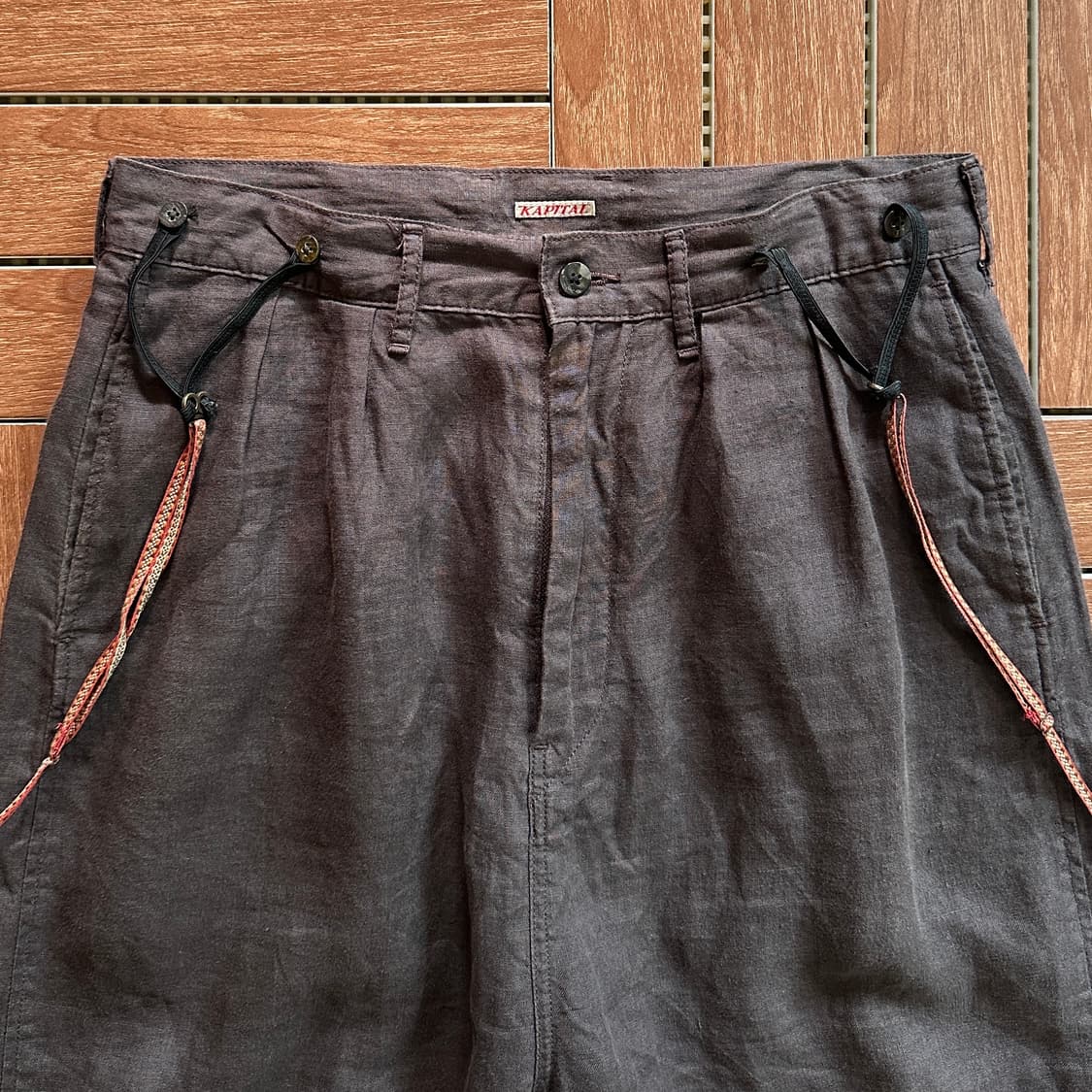 Kapital suspenders linen pants 상품이미지3