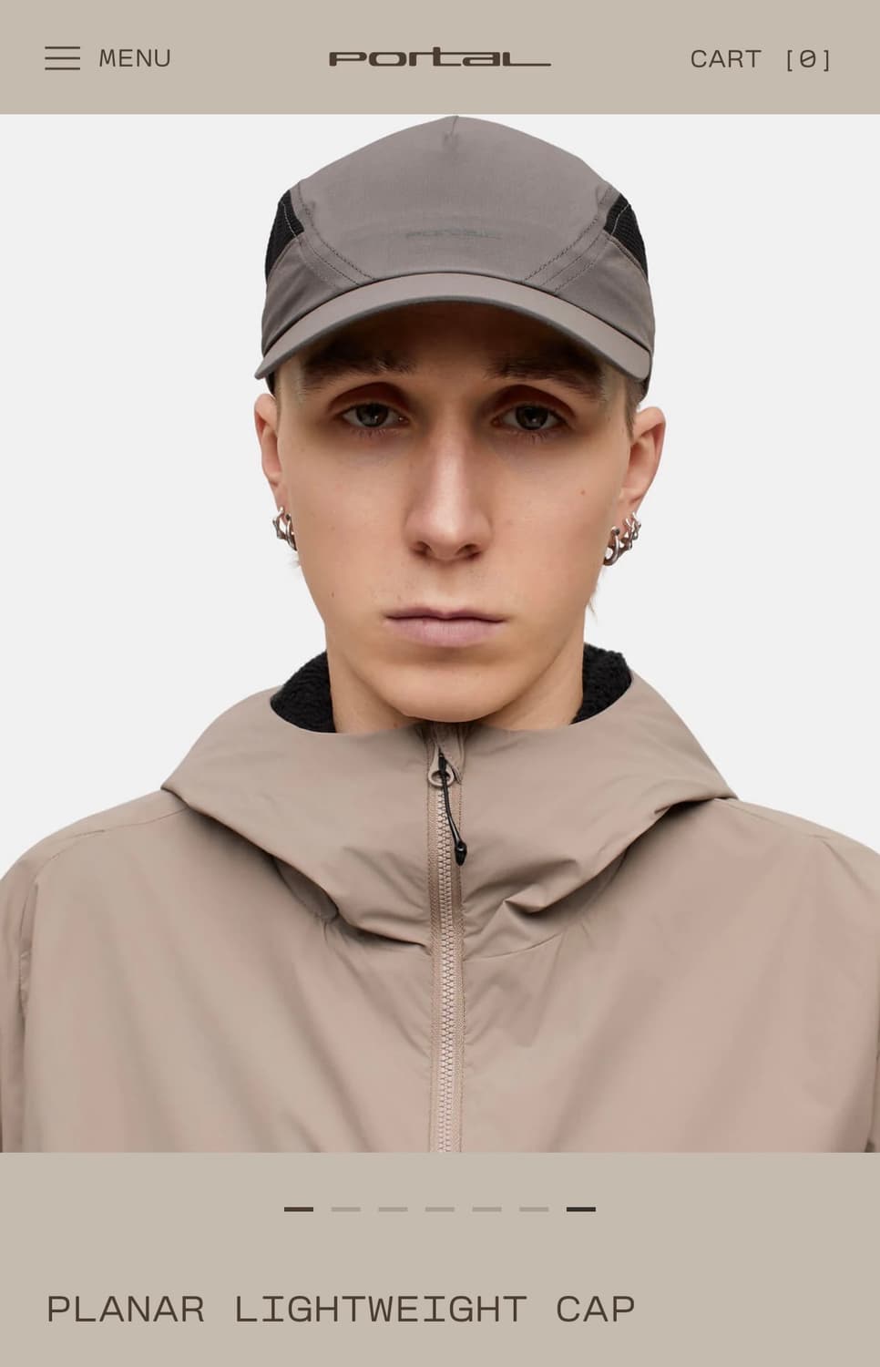 portal 포탈 PLANAR LIGHTWEIGHT CAP 러닝 캡 상품이미지2