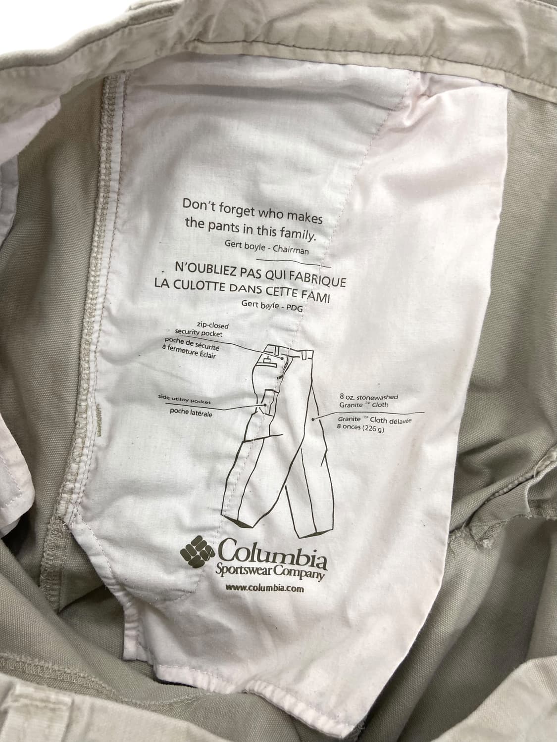 00's 콜롬비아 캔버스 유틸리티 팬츠 상품이미지10