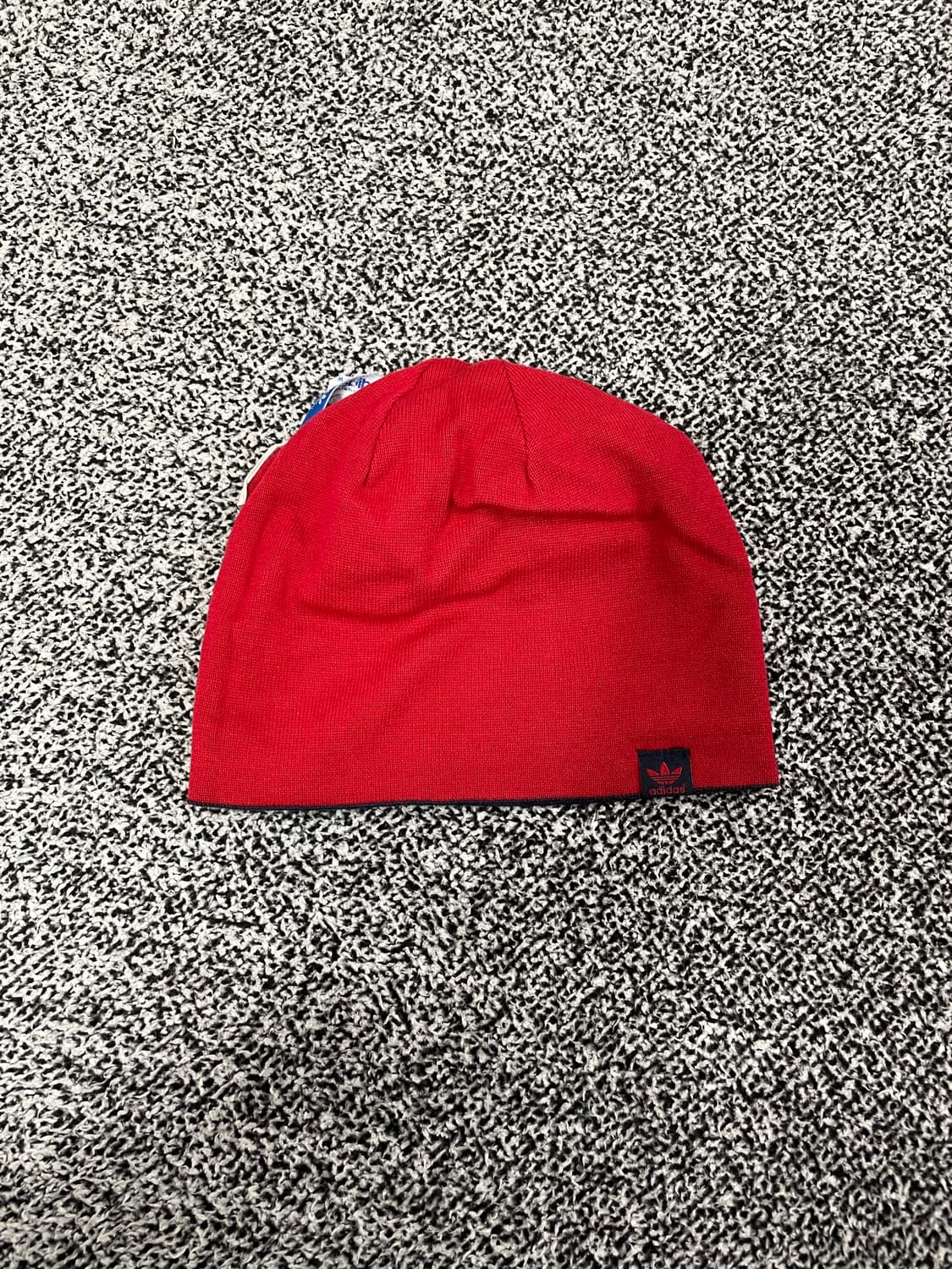 빈티지9. 희귀! 아디다스 파이어버드 로고 비니 얇은 니트 네이비 레드 상품이미지5